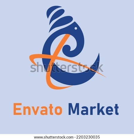 envato market logo desiggn template