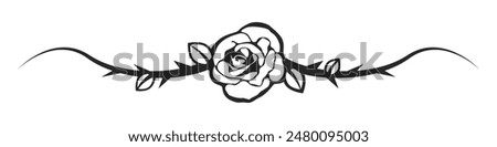 Similar – Image, Stock Photo gardening roses thorns