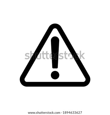 Exclamation, Attention Sign Icon Vector 