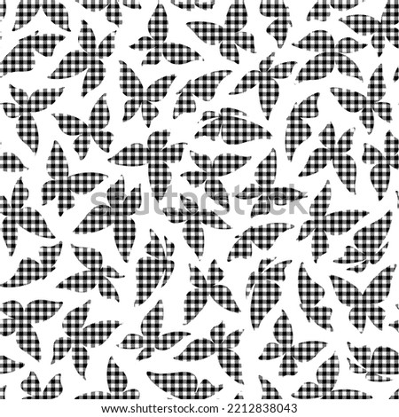 Simple and beautiful butterfly seamless pattern,