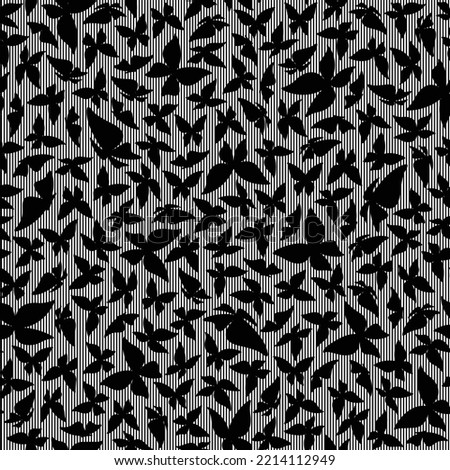 Simple and beautiful butterfly seamless pattern,