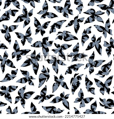 Simple and beautiful butterfly seamless pattern,