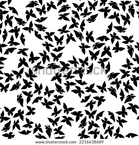 Simple and beautiful butterfly seamless pattern,