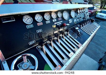 Fire Truck Pump Control Panel