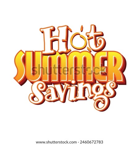 Hot Summer Savings event headline graphic