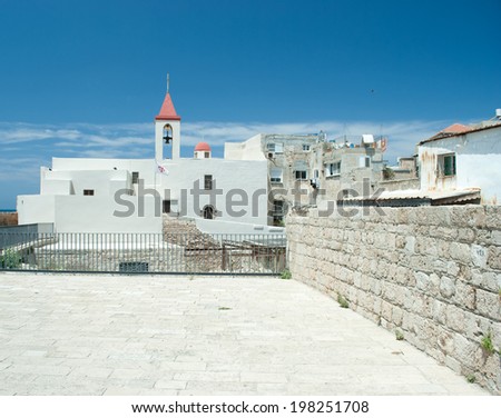 Greek orthodox church of st John in  Akko (Acre), Israel