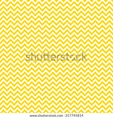 bright yellow with white chevron Pattern, seamless background
