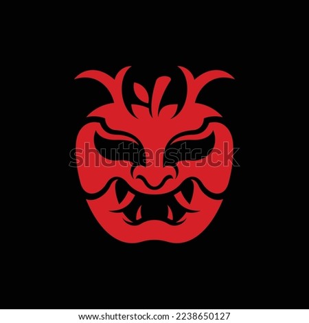 Apple Mask Shogun Logo Design