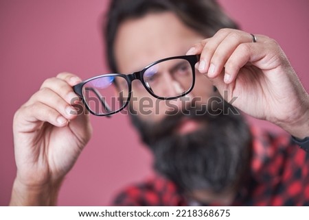 Similar – Image, Stock Photo farsighted / To the moon