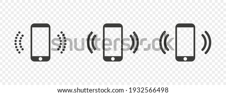 Cell phone. Ringing phone icons. Hotline icons. Smartphone icon. Vector illustration