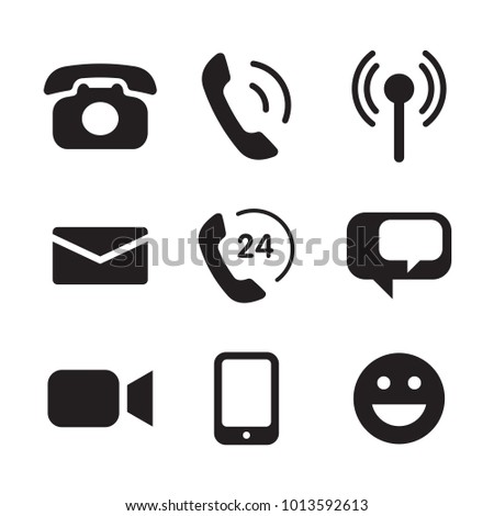 icon communication, vector