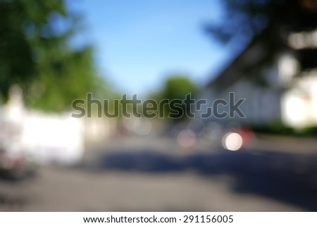 Blurred image of a day city in thailand