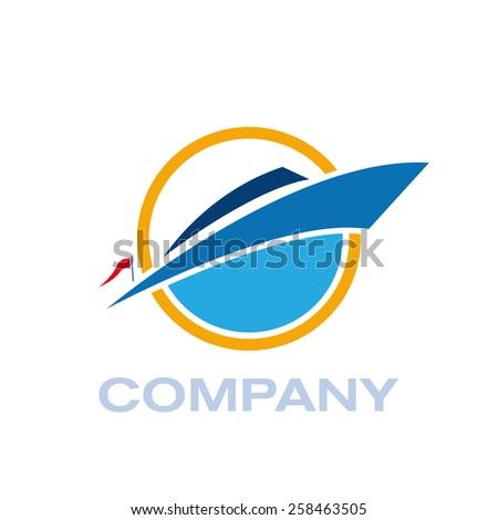 Shipping Company Logo Design Vector | Download Free Vector Art | Free ...