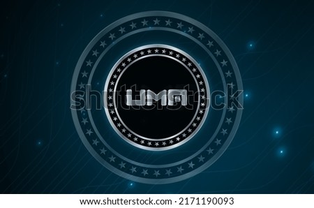 Images of uma virtual currency. 3d illustrations Foto stock © 