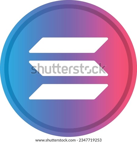 Cryptocurrency logos in colorful circle. vector logo images. 3d illustrations.