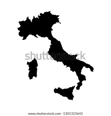 Italia map. italia icon