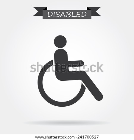 Disabled icon Foto d'archivio © 