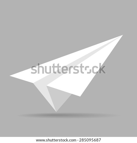 Paper Plane isolated