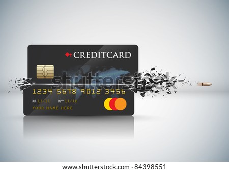 Vector Bullet Sends a Shot Through a Credit Card