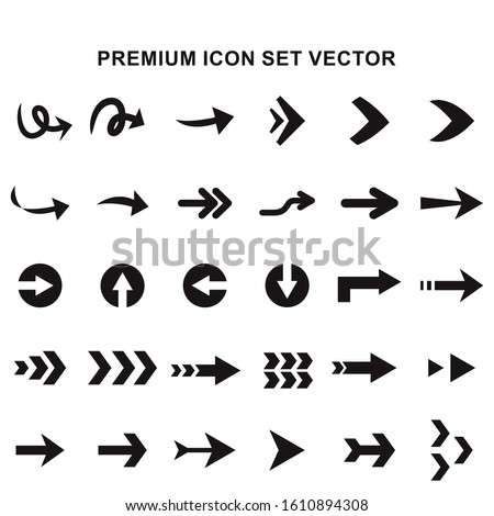 Premium 30 Set of arrow icons design. icons Use for web and mobile App and other. vector illustration .Eps10