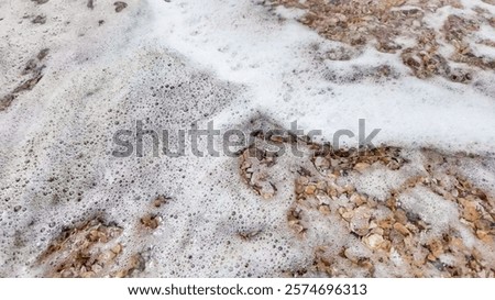 Similar – Image, Stock Photo Rocky formation in foamy sea