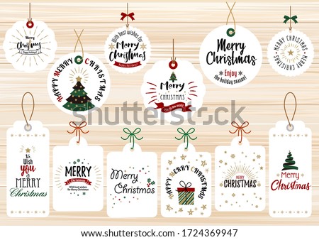 Fashionable and simple Christmas card set