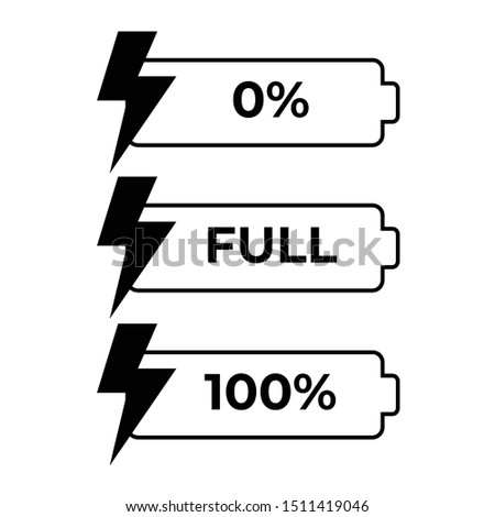 Battery icon commonly used on gadgets such as smartphones, laptops, smartwatches, etc.