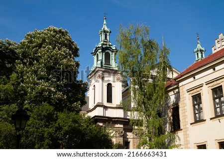 Church of St. Anne Kraków (Kościół św. Anny w Krakowie). Roman Catholic church in Old Town district of Krakow, Poland. Zdjęcia stock © 