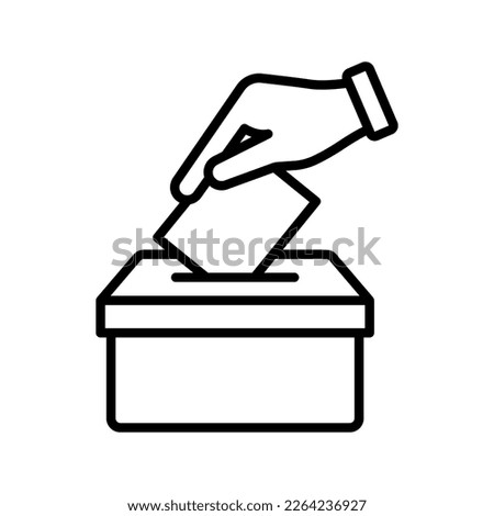 Vote icon. voting sign for mobile concept and web design. vector illustration