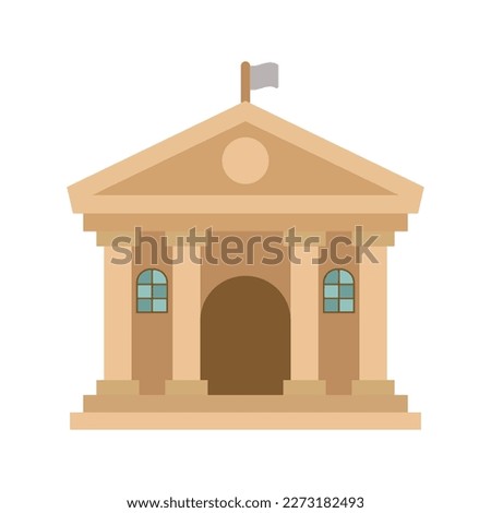 City hall icon. sign for mobile concept and web design. vector illustration