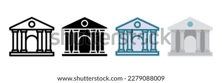City Hall icon. sign for mobile concept and web design. vector illustration