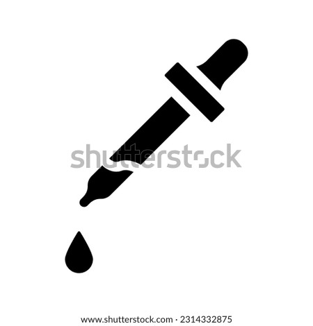 Dropper icon. sign for mobile concept and web design. vector illustration
