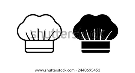 Chef hat icon. chef sign. for mobile concept and web design. vector illustration