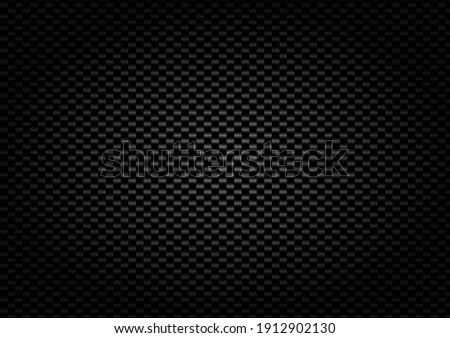 Carbon Fiber Texture Vector Dark background with light for additional decorations.