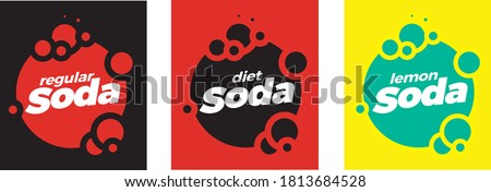 Design for a soda bottle label