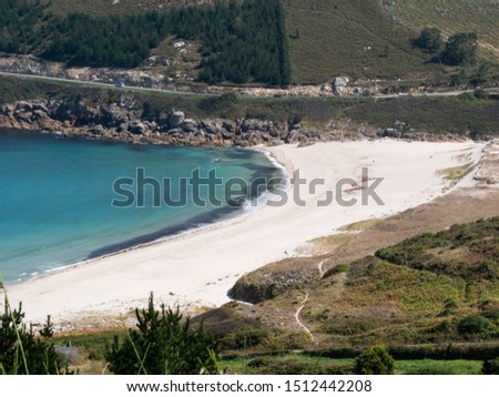 Similar – Foto Bild Leerer galicischer Strand in Corrubedo