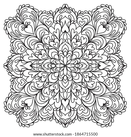 picture Rose Easy Mandala Coloring Pages rose mandala coloring pages at