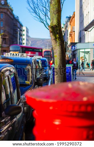Belfast city centre taxi stand