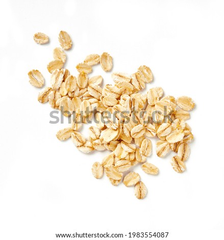 Image, Stock Photo oat flakes Food Grain