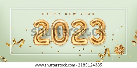 Similar – Image, Stock Photo Gold foil balloons numeral 2021 behind bars confined starting the year. coronavirus crisis concept.