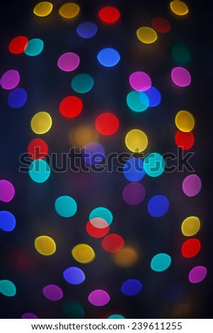 Beautiful Defocused abstract bokeh for use at graphic design, Beautiful Background of holiday lights
