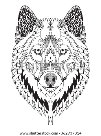 Download Mandala Wolf Drawing At Getdrawings Free Download