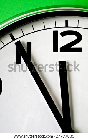The is a symbol for time is running out