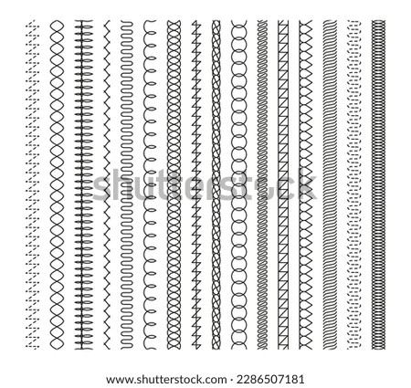 Similar – Image, Stock Photo Sewing threads in different colours in a box