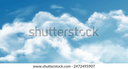 Similar – Image, Stock Photo cloudy blue sky and different buildings