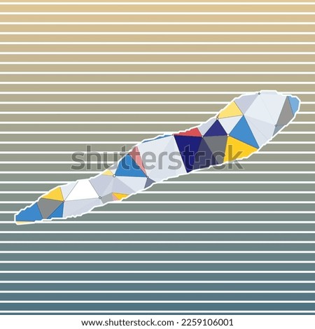 Cayman Brac vector illustration. Cayman Brac design on gradient stripes background. Technology, internet, network, telecommunication concept. Astonishing vector illustration.