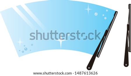 car rain wiper vector window car wiper