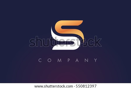 S Logo.S Letter Icon Design Vector Illustration.