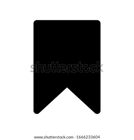 Bookmarked outline icon design. eps 10
