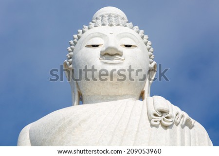 Big Buddha on the island of Phuket in Thailand